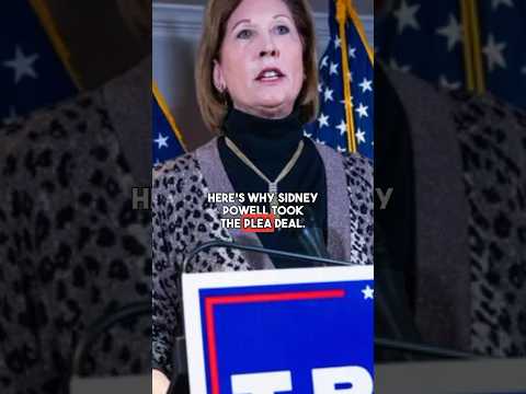 Sidney Powell PLEA was GREAT DEAL! #criminal #news #law #trump #politics #legal #crime