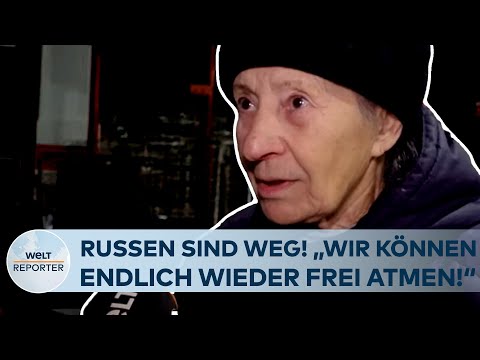 PUTINS KRIEG: "Wir können endlich wieder frei atmen!" Russen weg - die Lage im befreiten Cherson