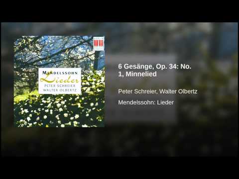 Video thumbnail for Minnelied (Op. 34, No. 1)