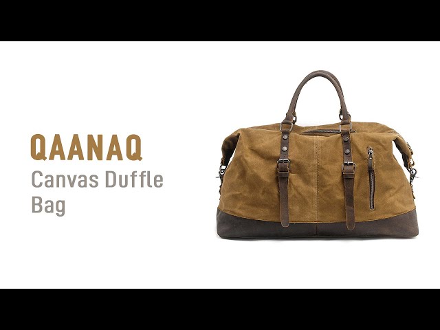 Handmade Waxed Canvas Duffle Bag – DE COSIMO ITALY