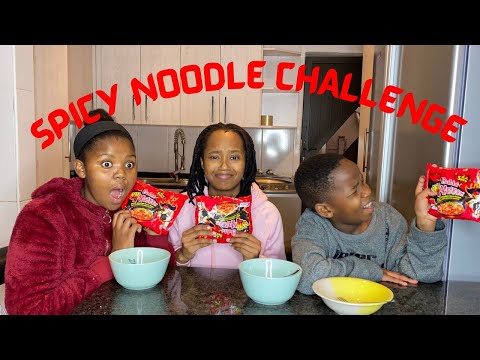 SPICY NOODLE CHALLENGE | *HECTIC* | SOUTH AFRICAN YOUTUBER