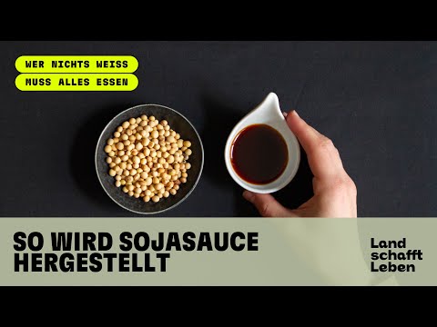 So wird Sojasauce hergestellt