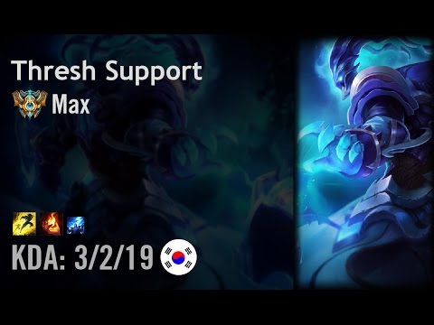 Thresh Support vs Braum - Max - KR Challenger Patch 6.7
