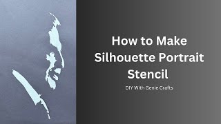 Single Layer Silhouette Portrait Template | Ratan Tata Template | Papercut Portrait Art