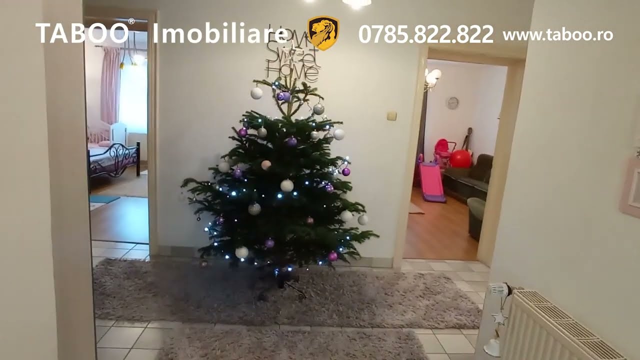 Apartament 3 camere decomandate de inchiriat balcon curte Lazaret - Video