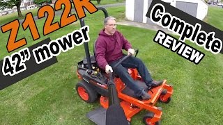 Kubota zero turn mower review - Z122R 42