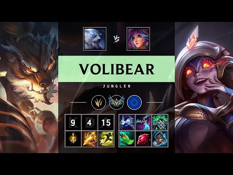 Volibear Jungle vs Lillia - EUW Challenger Patch 25.17