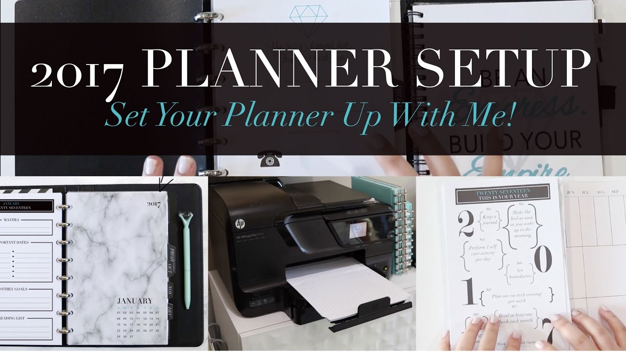 How I've Organized My Planner for 2017 | Set Up Your Planner with ME