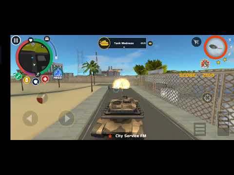 Rope Hero Mafia City Wars(Tank Madness and Destroy All Vehicles)#Playstation#trending#gameplay