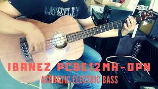 Video thumbnail for Ibanez PCBE12MH-OPN Acoustic Electric Bass by Rusdi Official