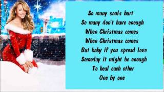 Mariah Carey - When Christmas Comes  + Lyrics