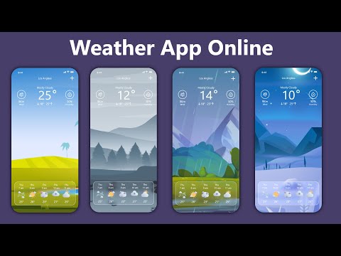 Weather App Android Studio Kotlin MVVM Project tutorial - Weather App Kotlin Programming