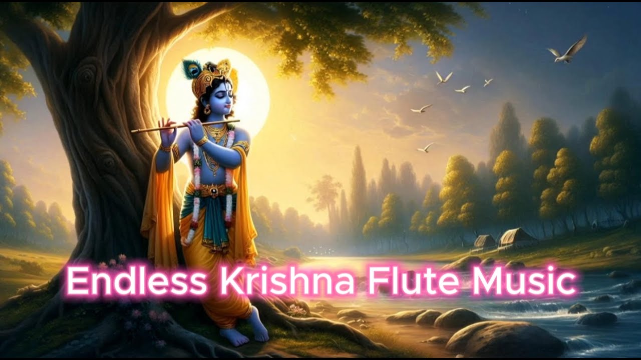 Endless Krishna Flute Music | Hours of Divine Meditation and Relaxation #meditation #krishna #flute
