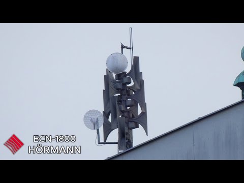 Zkouška sirén | Siren Test | Sirenenprobe | Prostějov - ECN-1800 |01.05.2019|