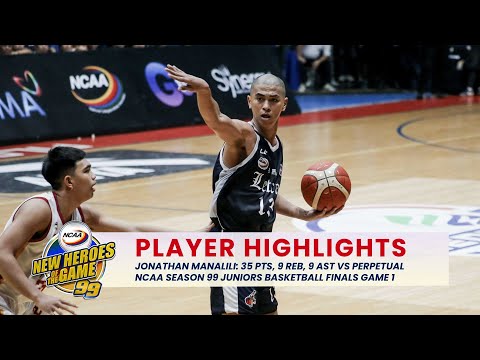 Jonathan Manalili drops career-high 35 points vs Perpetual in Game 1 of the Finals | NCAA Season 99