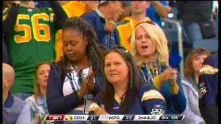 Sean Whyte #6 P K Edmonton Eskimos 03October2015