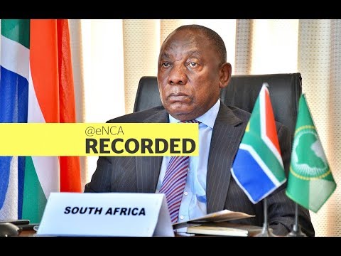 President Cyril Ramaphosa assessing Mpumalanga's response to COVID 19