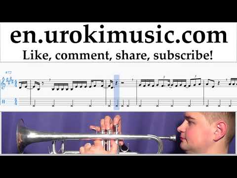 Trumpet lessons Luis Fonsi ft. Daddy Yankee - Despacito Sheet Music Tutorial Part#2 um-i352