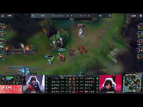 FPX vs RW W1G1 Summer '21 | botlane 2v2