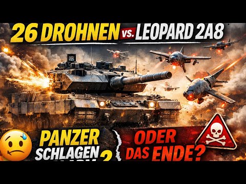 Leopard 2 vs Drohnenschwarm ⚔️ Überlebt Deutschlands Super-Panzer 26 Angriffsdrohnen?