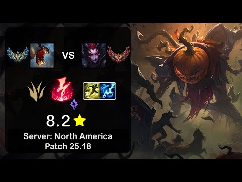 Fiddlesticks Jungle vs Elise - NA Challenger - Patch 25.18