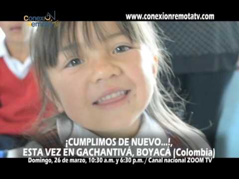 Promo Gachantivá, Boyacá (Coombia) / Labor social de Conexión Remota TV