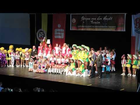 Siegerehrung Jugend & Junioren - LM 2017 karneval. Tanzsport Sachsen-Anhalt