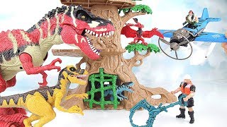 Dinosaurs Hunter | Jurassic World T Rex Fun Toys For Kids. Learn Names of Dinosaurs~ 공룡 사냥꾼