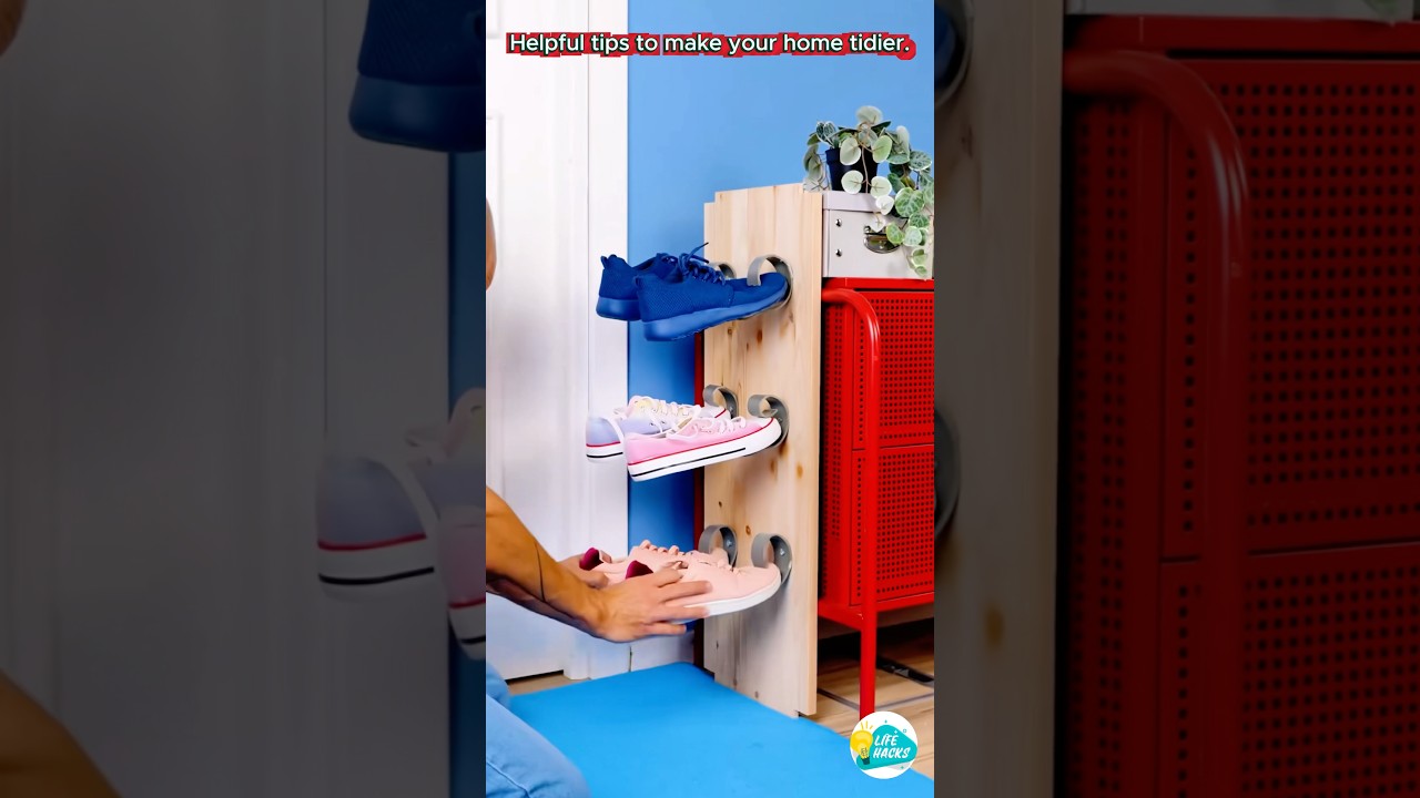 Helpful tips to make your home tidier. #adamrose #foryou #lifetips #lifehack #shorts #diy