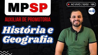 🔴 O Que o MPSP Vai Pedir de História e Geografia? Auxiliar de Promotoria 2026