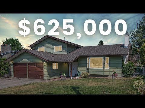 Tour this $625,000 4 bed, 2.5 bath home in one of Canada's TOP 20 Cities ARMSTRONG, BC!