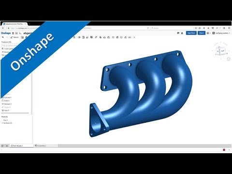 12 2 Abgaskruemmer Exhaust Manifold Onshape Training Sweep