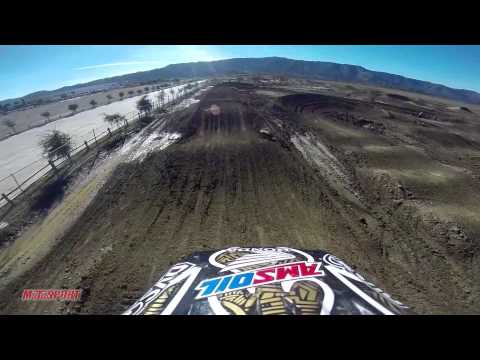 MotoSport.com Helmet Cam: Matt Bisceglia - Lake Elsinore