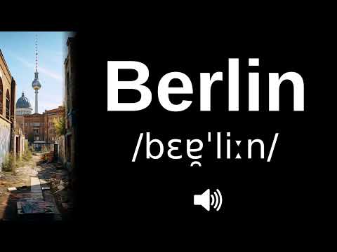 🇩🇪 How to pronounce Berlin (CORRECTLY!)