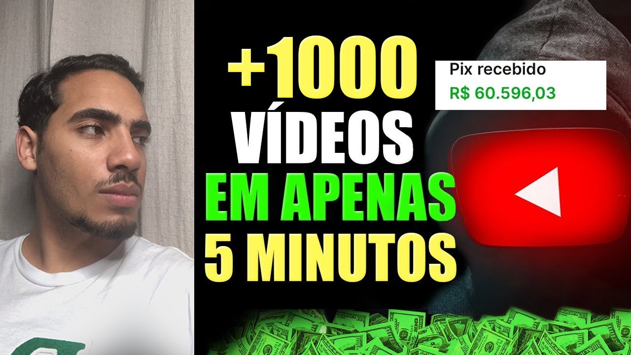 FAÇA 1000 SHORTS EM 15 MINUTOS PARA MONETIZAR NO YOUTUBE USANDO IA [CHATGPT + CANVA]