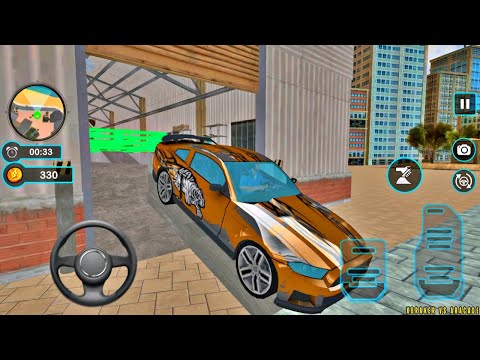 Car Wash Garage Service Workshop - Tiger Sport Car Driving Modern Auto Wash - Android Gameplay