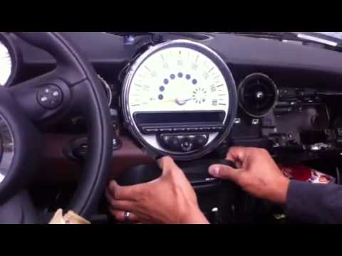 How to remove radio from mini cooper 2010