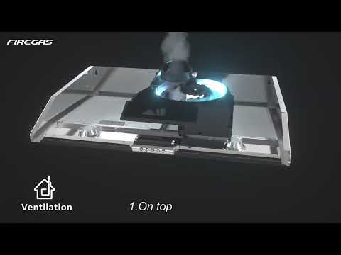 Firegas under cabinet range hood  FGS-USF22A75AC