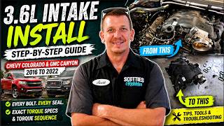 Chevy Colorado / GMC Canyon 3.6L Intake Install Guide (Torque Specs & Sequence)
