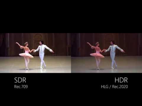 SDR vs HDR (rec.709 vs. HLG/rec.2020)