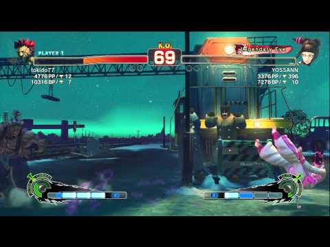 Tokido (Akuma) VS YOSSANN (Juri) - XBL Ranked Match