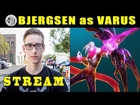 Bjergsen - Varus vs Azir MID - Ranked Challenger Gameplay