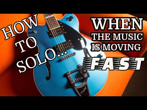 How Do I Solo Over Fast Chord Changes? A Common Guitar Lesson Question.