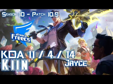 AFs Kiin JAYCE vs MAOKAI Top - Patch 10.9 KR Ranked
