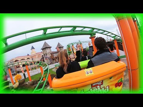 Energuś Roller Coaster - Onride POV - Energylandia | Junior Coaster