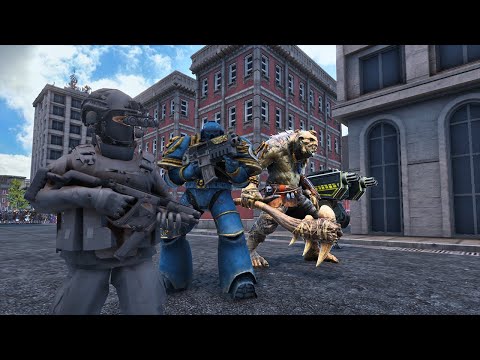5,000,000 ALIENS & PREDATORS ARE INVADING CITIES - WARHAMMER 40K - UEBS 2
