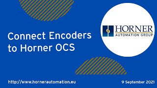 Connect Encoders to Horner OCS