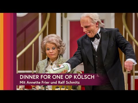 Dinner for one - op Kölsch (ganzer Film auf Deutsch) mit Ralf Schmitz und Annette Frier