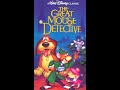 Opening Closing To The Great Mouse Detective 1992 VHS