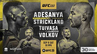 UFC 293 Israel Adesanya vs Sean Strickland Live Watch Along